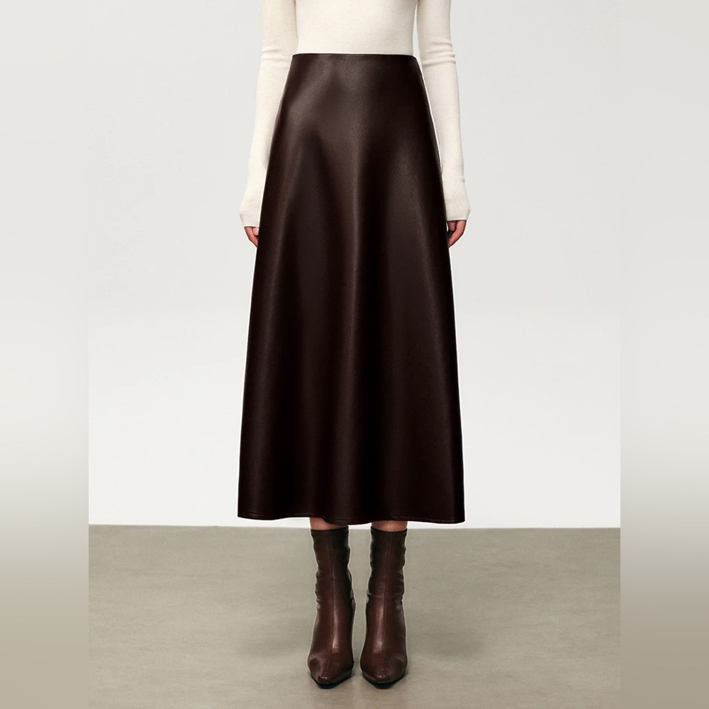 Commense Chocolate Maxi Skirt